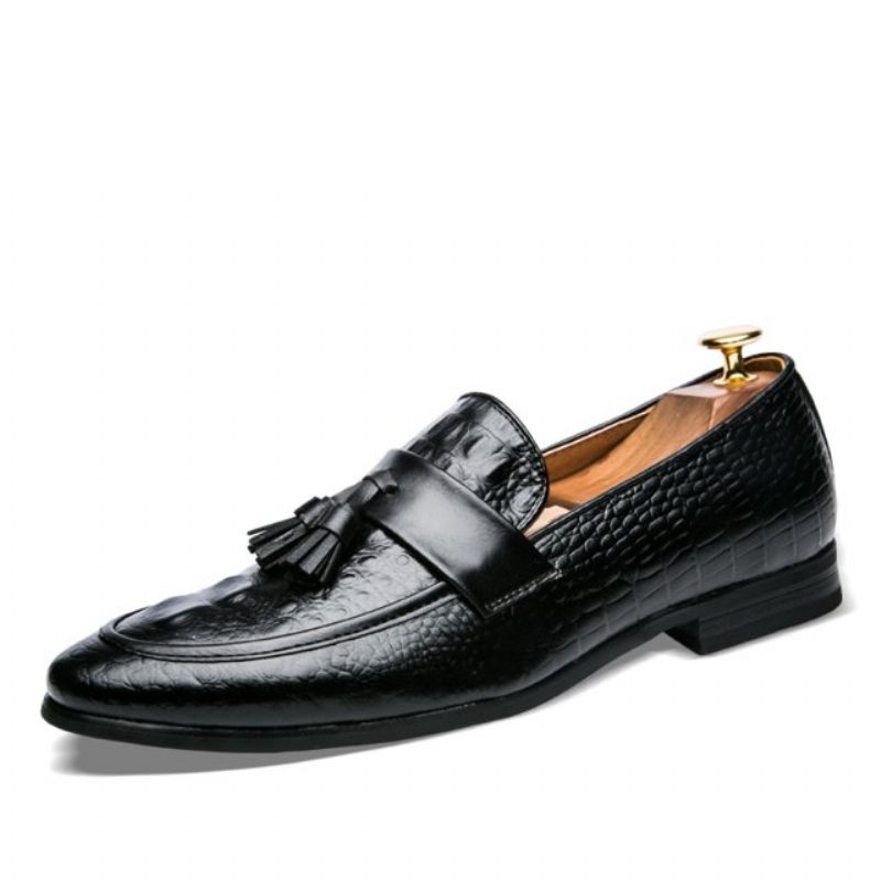 Herren-loafer Lavish Croctassel Klassisch Oxford-loafer - Schwarz