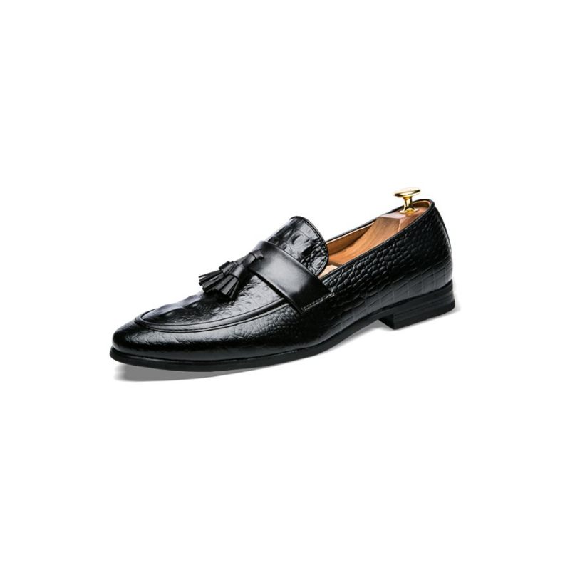 Herren-loafer Lavish Croctassel Klassisch Oxford-loafer - Schwarz