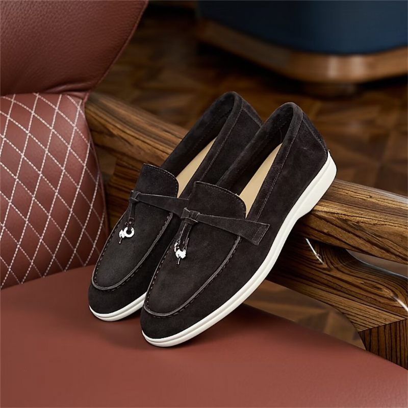 Herren-loafer Leder-loafer - Kaffee