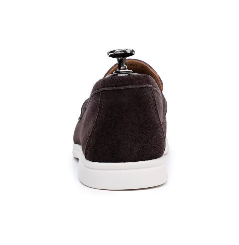 Herren-loafer Leder-loafer - Kaffee