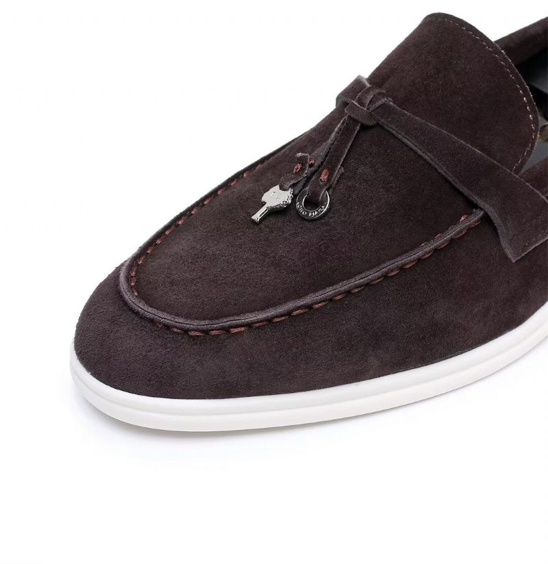 Herren-loafer Leder-loafer - Kaffee