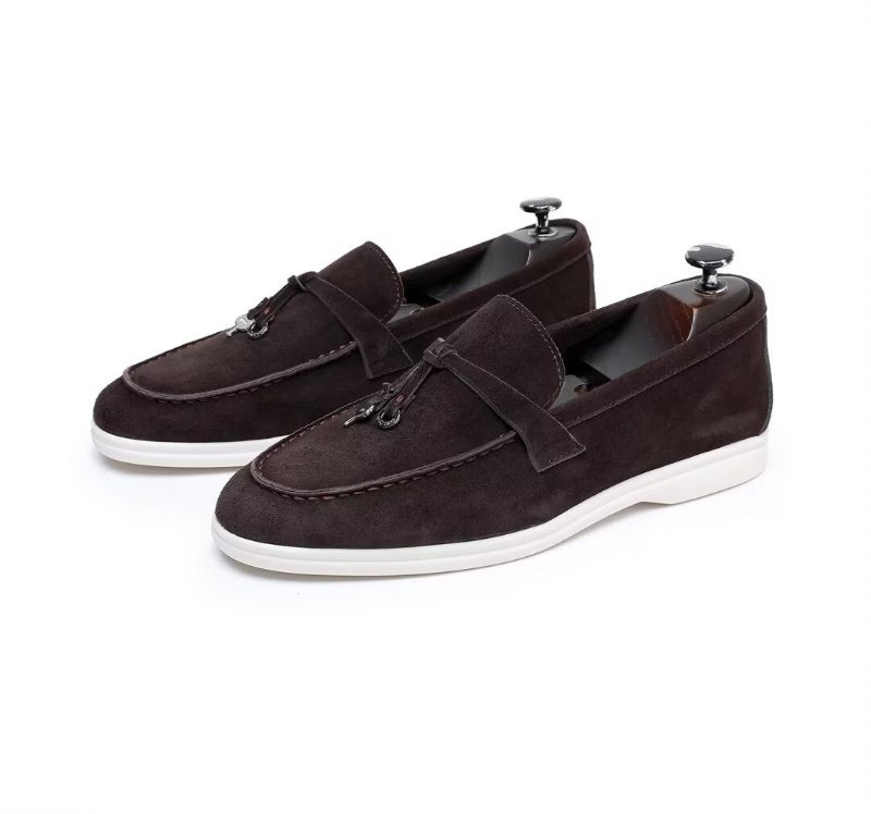 Herren-loafer Leder-loafer - Kaffee