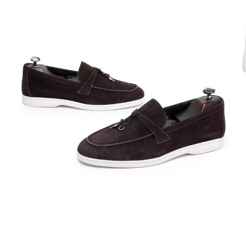 Herren-loafer Leder-loafer - Kaffee