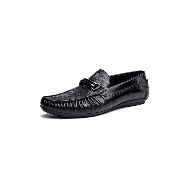 Herren-loafer Luxuriöse Brogue-loafer Aus Croctex-leder