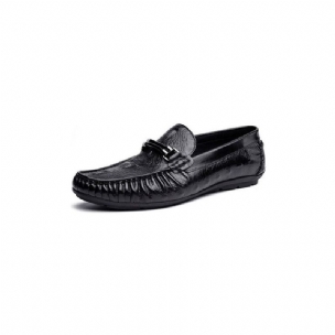 Herren-loafer Luxuriöse Brogue-loafer Aus Croctex-leder