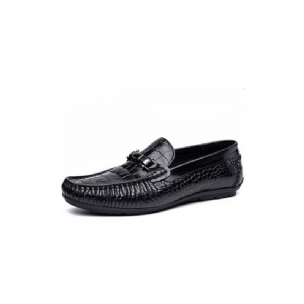 Herren-loafer Luxuriöse Oxford-loafer Aus Krokodilleder Mit Alligatormuster