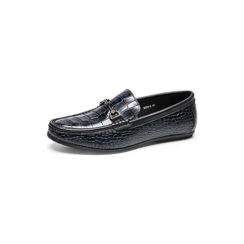 Herren-loafer Luxuriöse Penny-loafer Aus Leder Mit Alligator-print