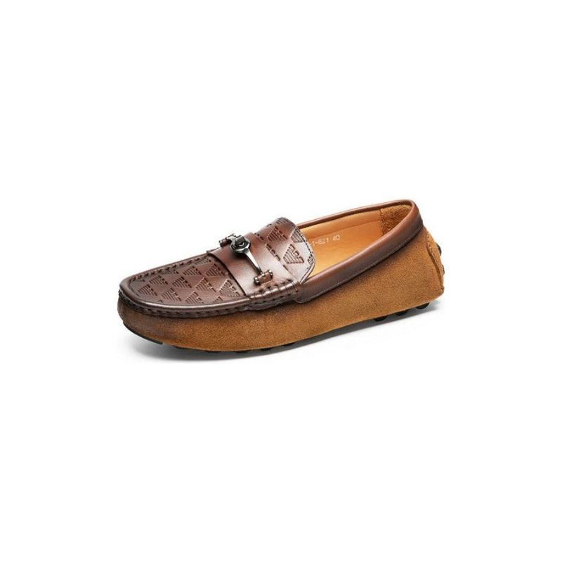 Herren-loafer Luxuriöse Rom-leder-slip-on-bankett-loafer - Kaffee