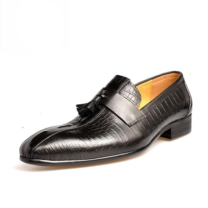 Herren-loafer Luxuriöse Slip-on-loafer - Schwarz