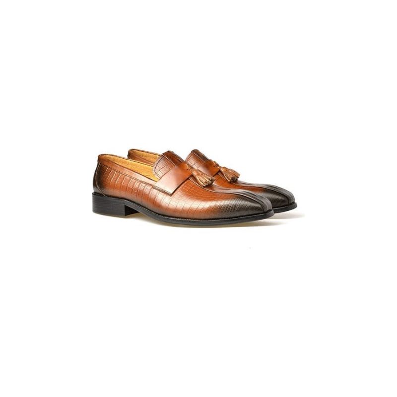 Herren-loafer Luxuriöse Slip-on-loafer - Kaffee