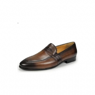 Herren-loafer Mit Krokodilmuster Großzügige Slip-on-loafer