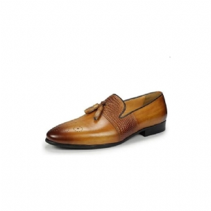 Herren-loafer Mit Krokodilmuster Luxuriöse Slip-on-loafer