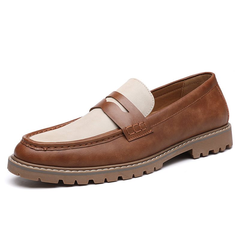 Herren-loafer Mit Leopardenmuster Luxuriöse Designer-hochzeitsschuhe Schnallenriemen - Mehrfarbig