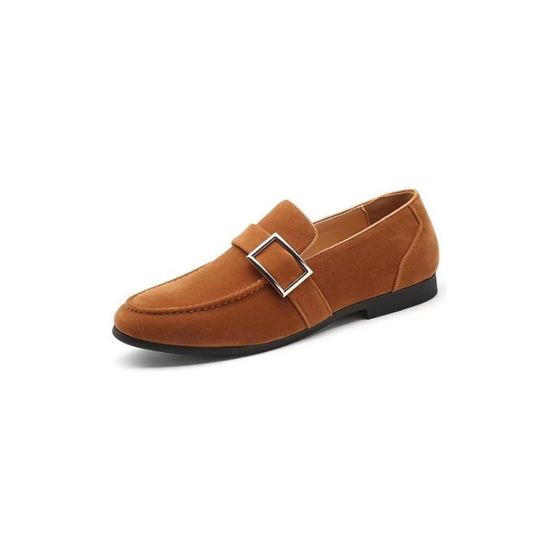 Herren-loafer Modische Geprägte Slip-on-loafer - Braun