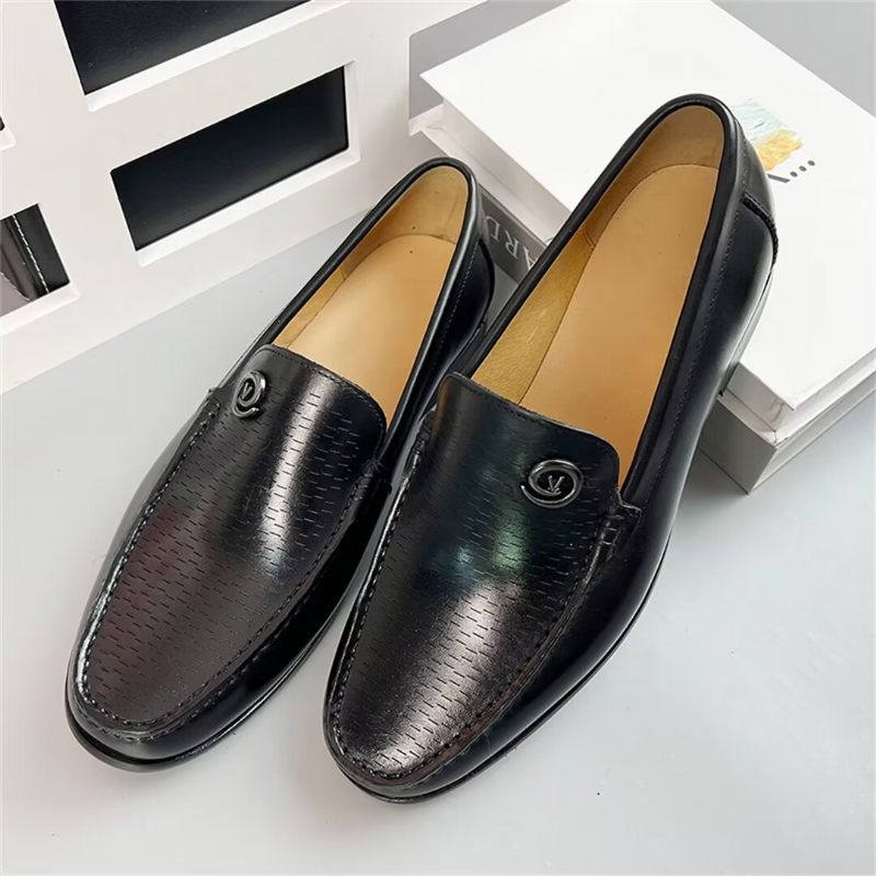 Herren-loafer Raffinierte Gentleman-loafer - Schwarz