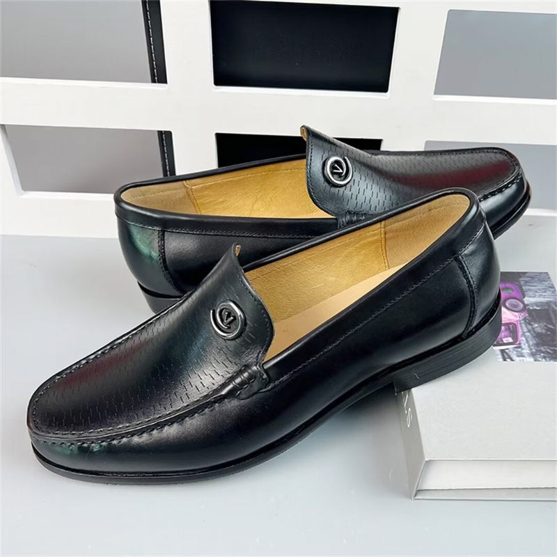 Herren-loafer Raffinierte Gentleman-loafer - Schwarz