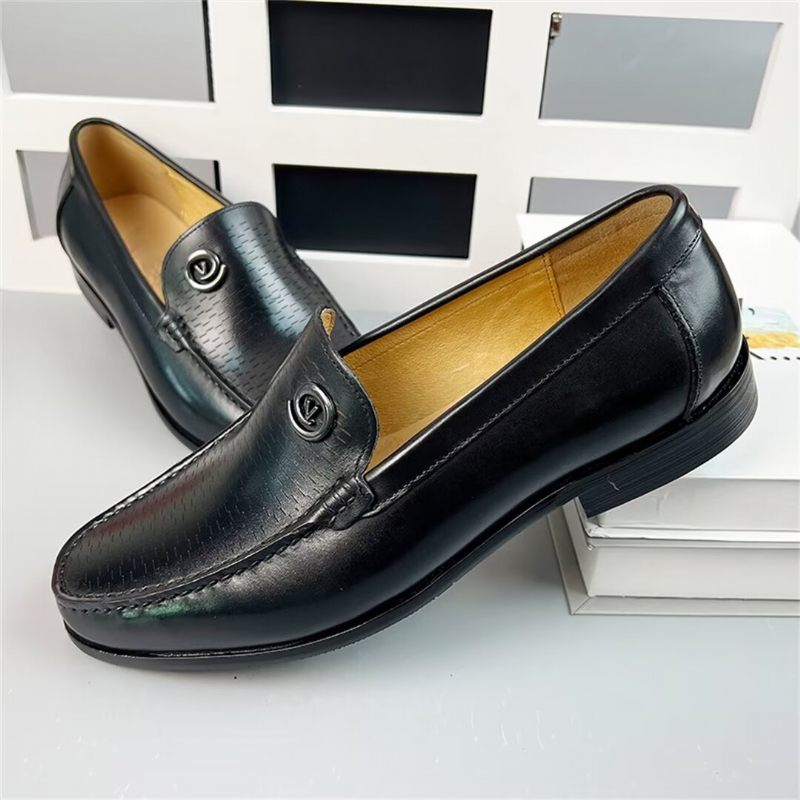 Herren-loafer Raffinierte Gentleman-loafer - Schwarz