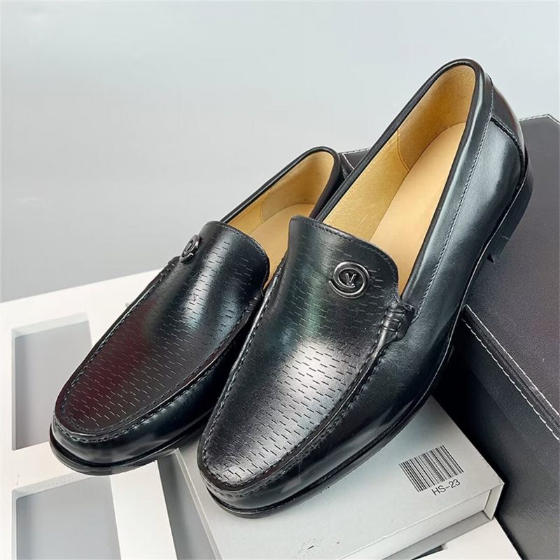 Herren-loafer Raffinierte Gentleman-loafer - Schwarz