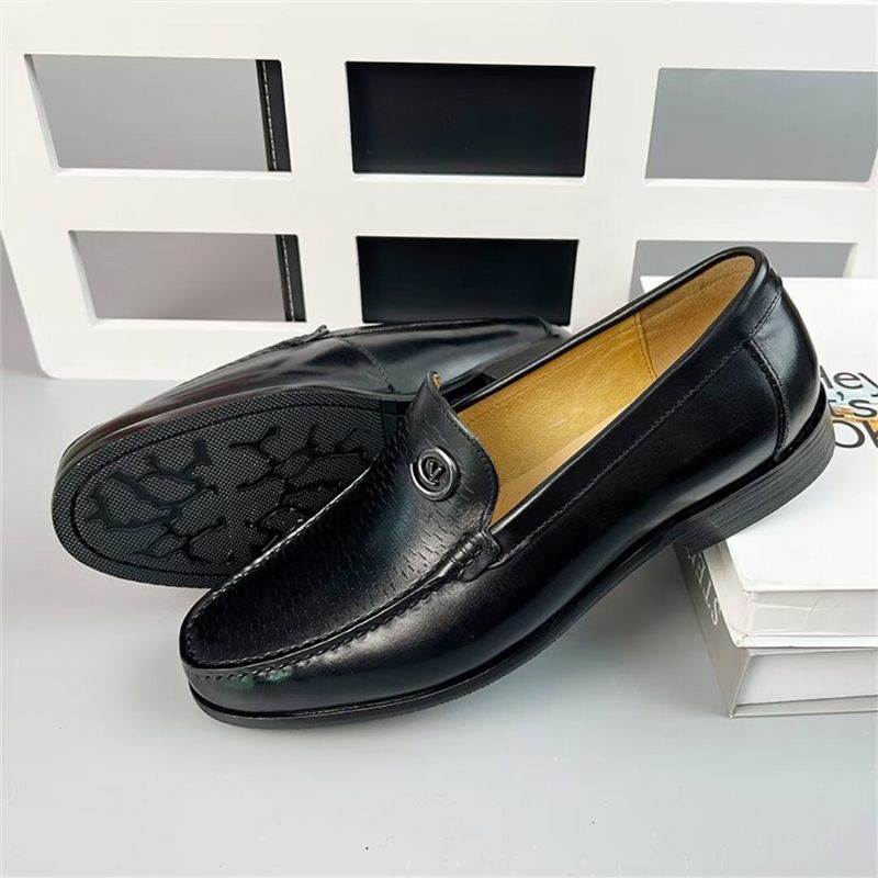 Herren-loafer Raffinierte Gentleman-loafer - Schwarz