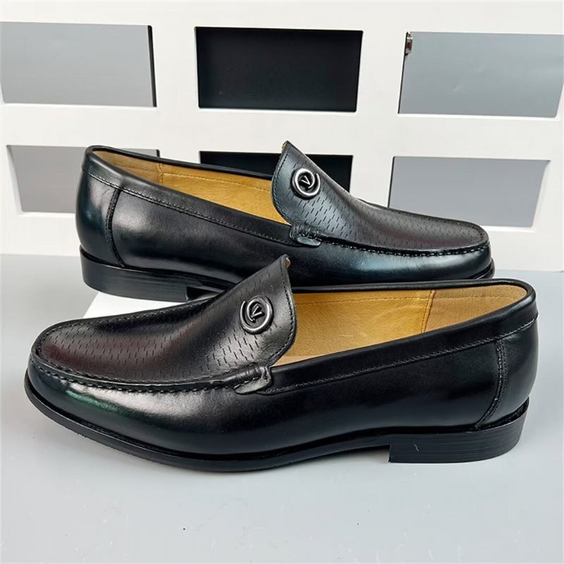 Herren-loafer Raffinierte Gentleman-loafer - Schwarz