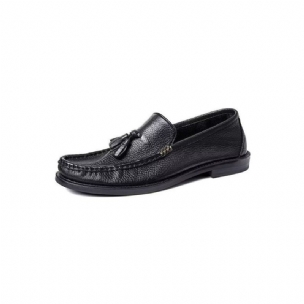 Herren-loafer Schicke Geprägte Slip-on-quasten-loafer