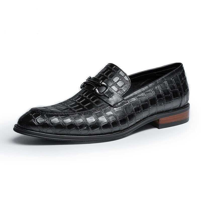 Herren-loafer Slip-on-kleider-loafer - Schwarz