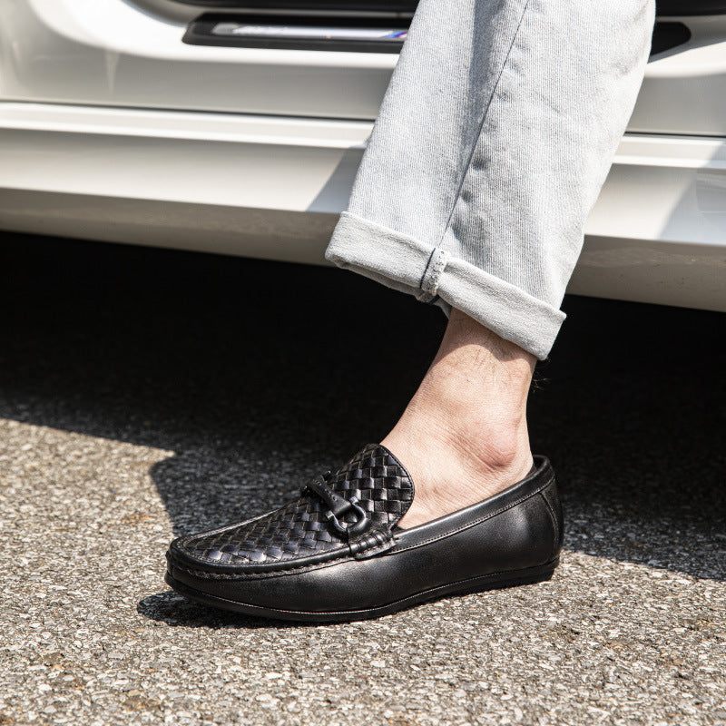 Herren-loafer Von Weavingluxe Zum Hineinschlüpfen Aus Leder - Schwarz 2