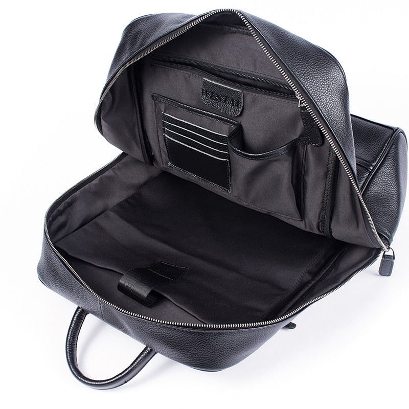 Herren-rucksäcke Luxuriöser Exotischer Anti-diebstahl-laptop-reise-softback-rucksack - Schwarz