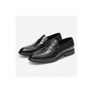 Herren-slipper Brogue-slipper Aus Exotischem Leder