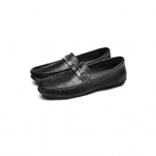 Herren-slipper Elegante Croctex-slip-on-loafer