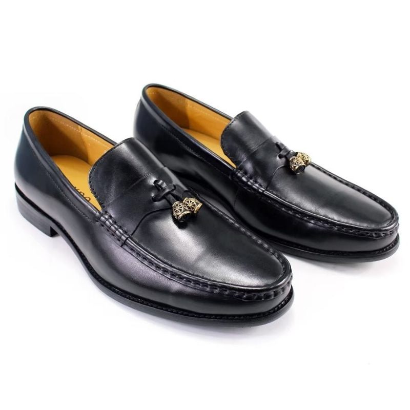 Herren-slipper Im Brogue-stil - Schwarz