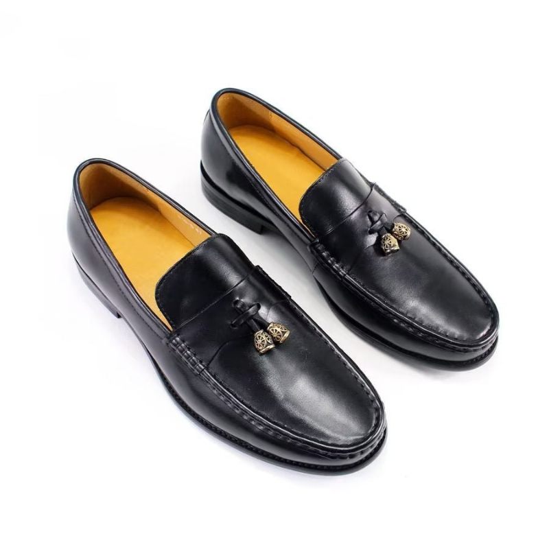 Herren-slipper Im Brogue-stil - Schwarz