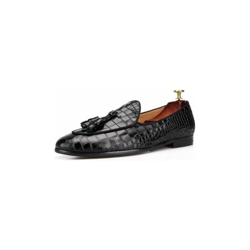 Herren-slipper Luxuriöse Croctex-slipper Mit Einfarbigem Muster