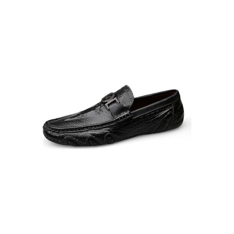 Herren-slipper Luxuriöse Slip-on-slipper Aus Krokodilleder