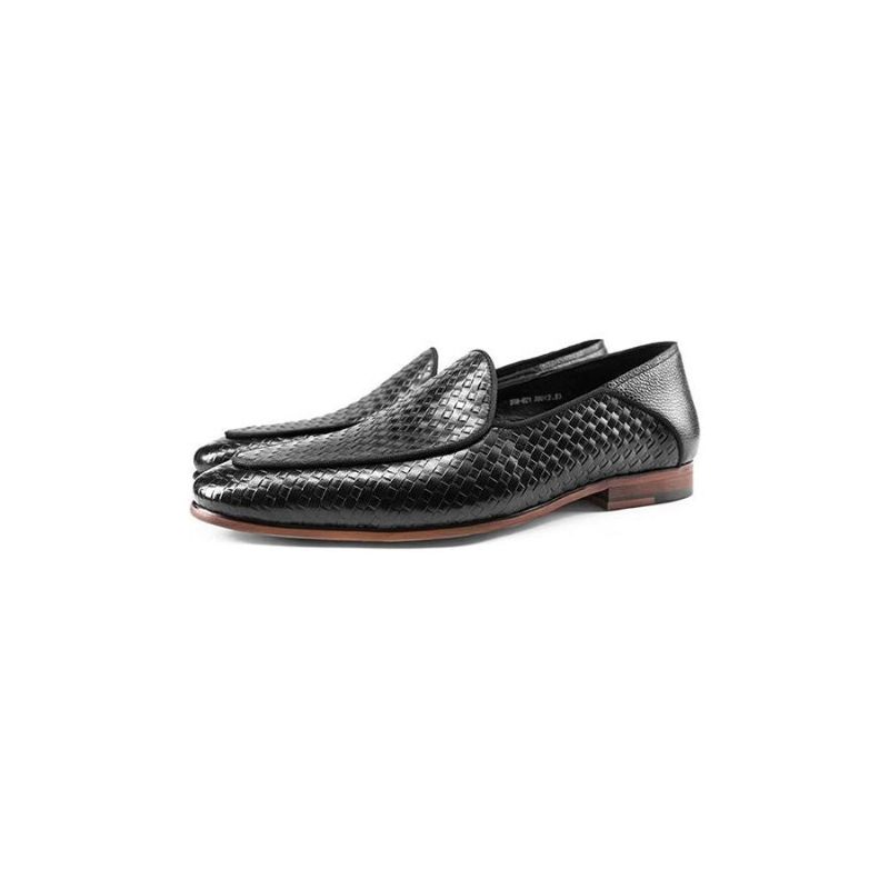 Herren-slipper Luxuriöse Slip-on-slipper Aus Rindsleder Mit Exotischer Textur