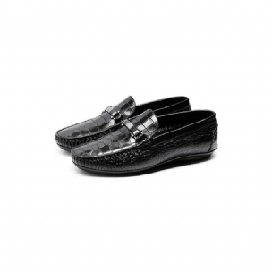 Herren-slipper Mit Exotischer Textur