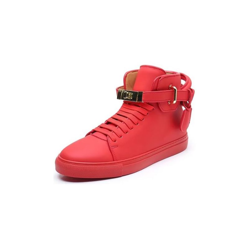 Herren-sneaker Metallic Elegance High Tops - Rot