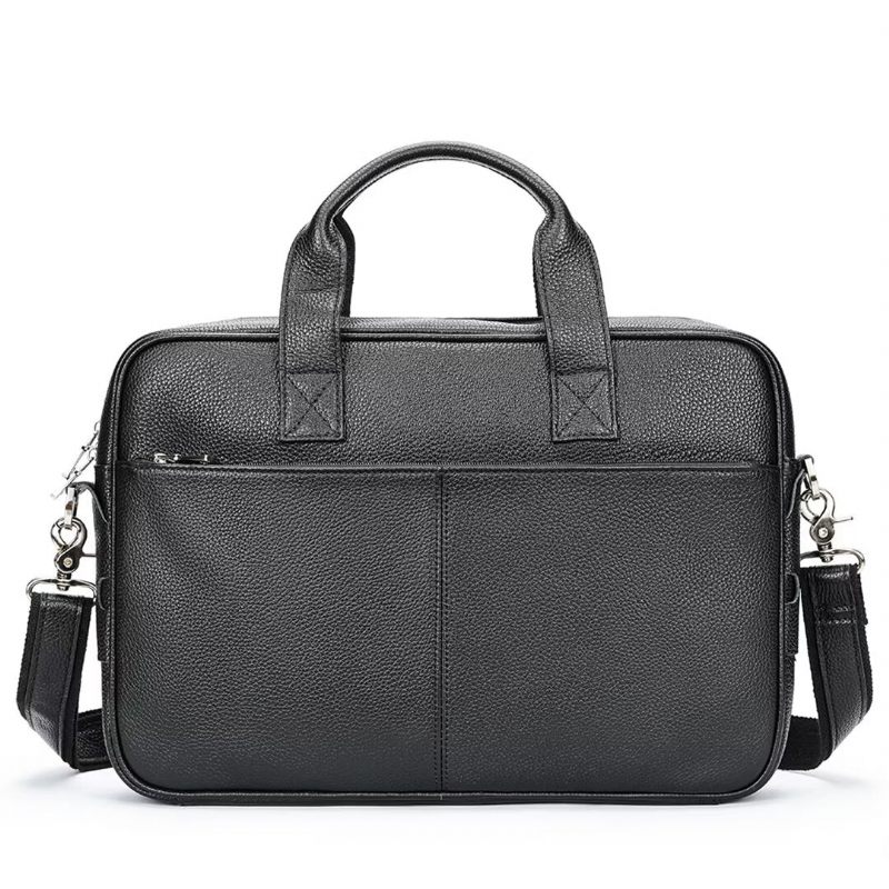 Herren-umhängetaschen Distinguierte Gentleman-ledertasche - Schwarz1