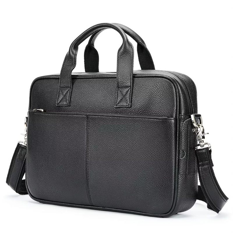 Herren-umhängetaschen Distinguierte Gentleman-ledertasche - Schwarz1