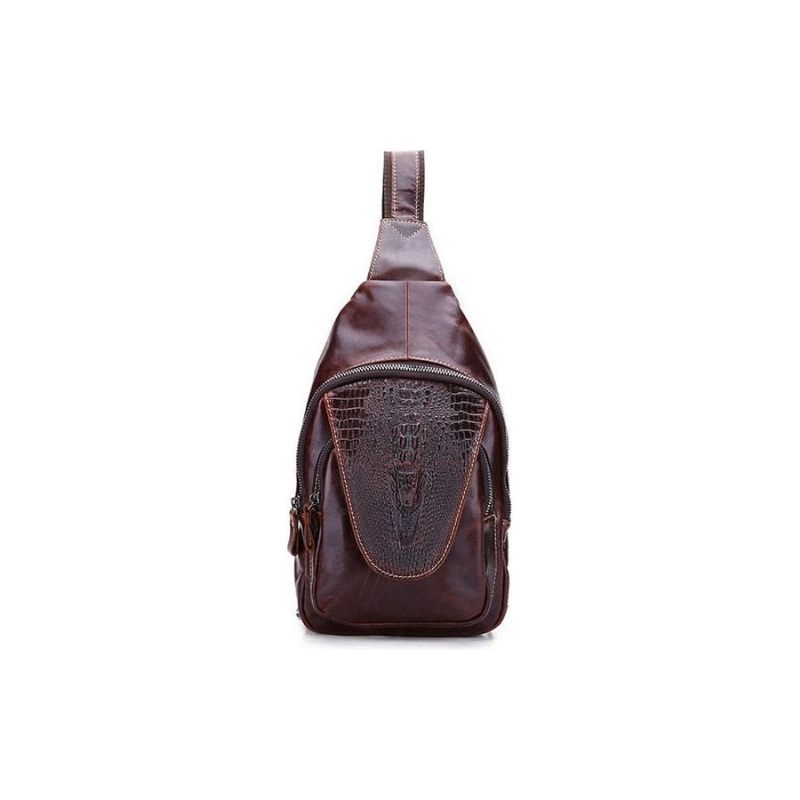 Herren Umhängetaschen Elegante Sling Messenger-tasche - Braun