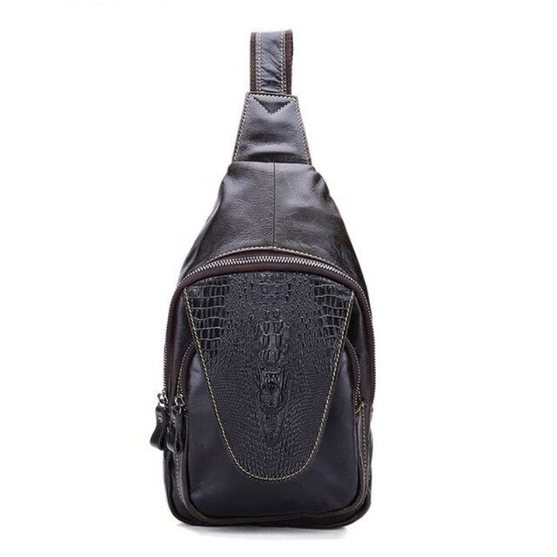 Herren Umhängetaschen Elegante Sling Messenger-tasche - Kaffee