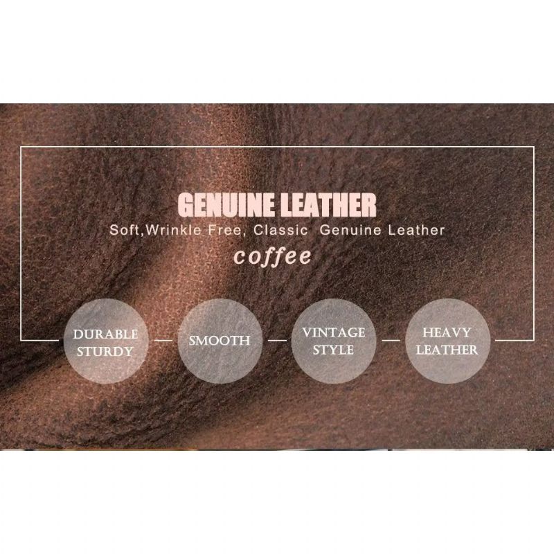 Herren-umhängetaschen Luxuriöse Umhängetasche Crazy Horse Classic-kollektion - Kaffee