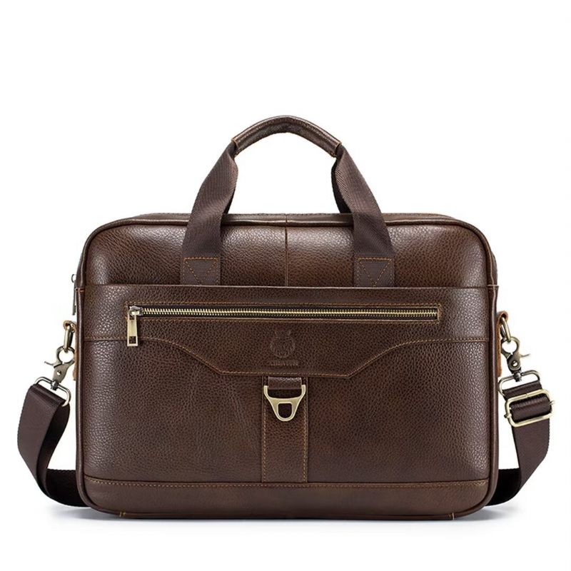 Herren Umhängetaschen Metropolitan Prestige Ledertasche - Braun