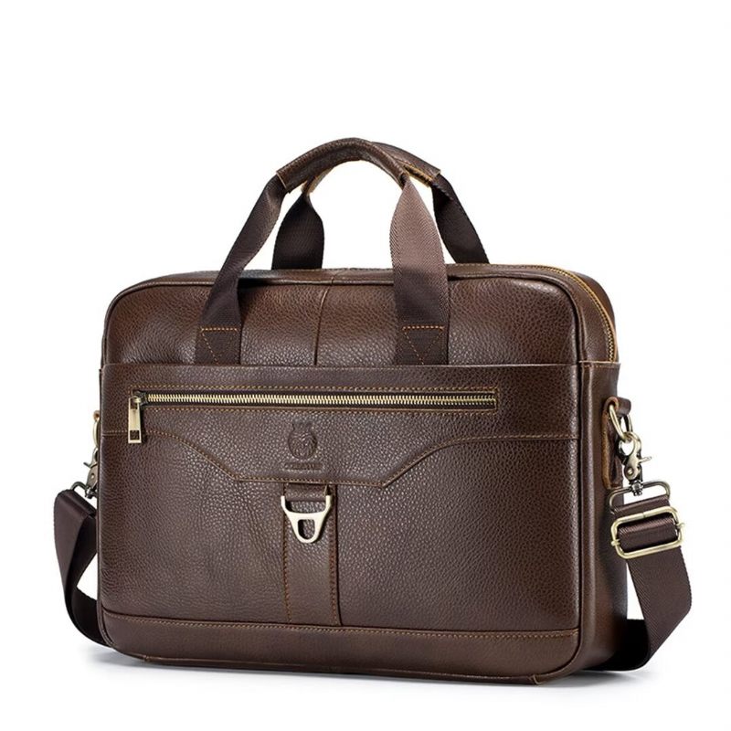 Herren Umhängetaschen Metropolitan Prestige Ledertasche - Braun