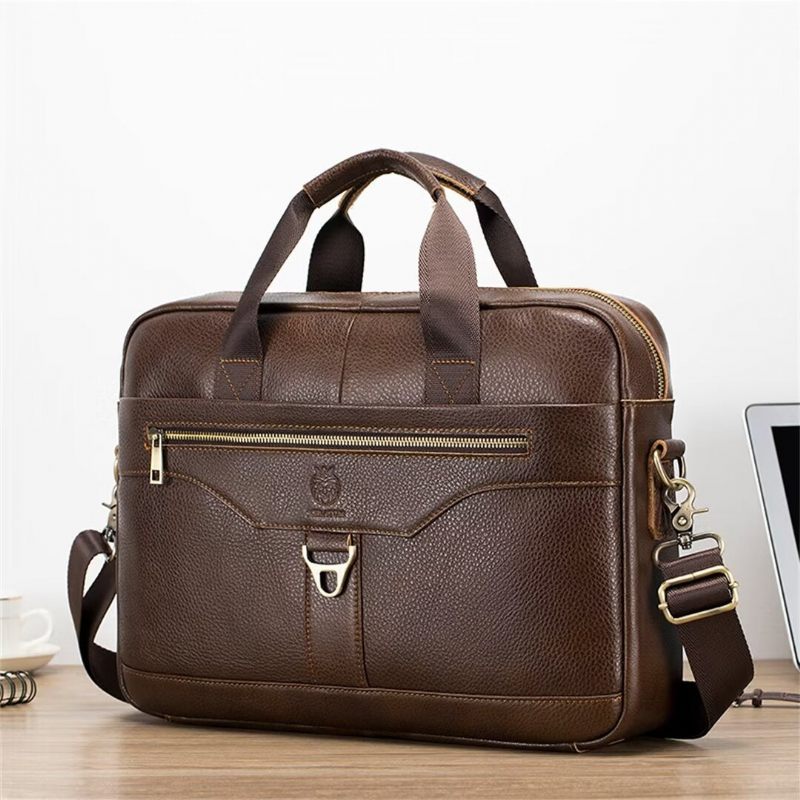 Herren Umhängetaschen Metropolitan Prestige Ledertasche - Braun