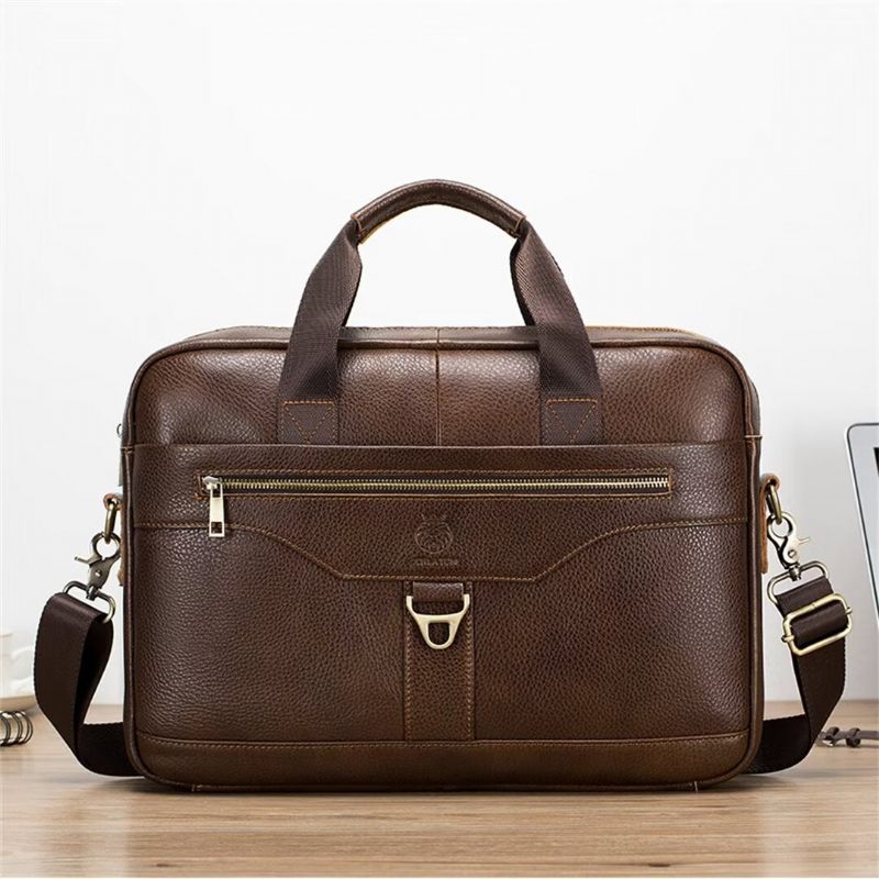 Herren Umhängetaschen Metropolitan Prestige Ledertasche - Braun