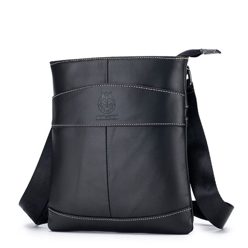 Herren Umhängetaschen Royal Roadster Ledertasche - Schwarz