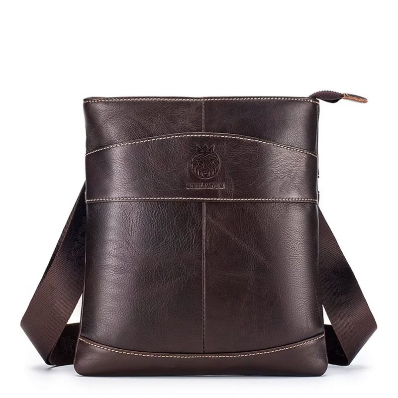 Herren Umhängetaschen Royal Roadster Ledertasche - Schwarz