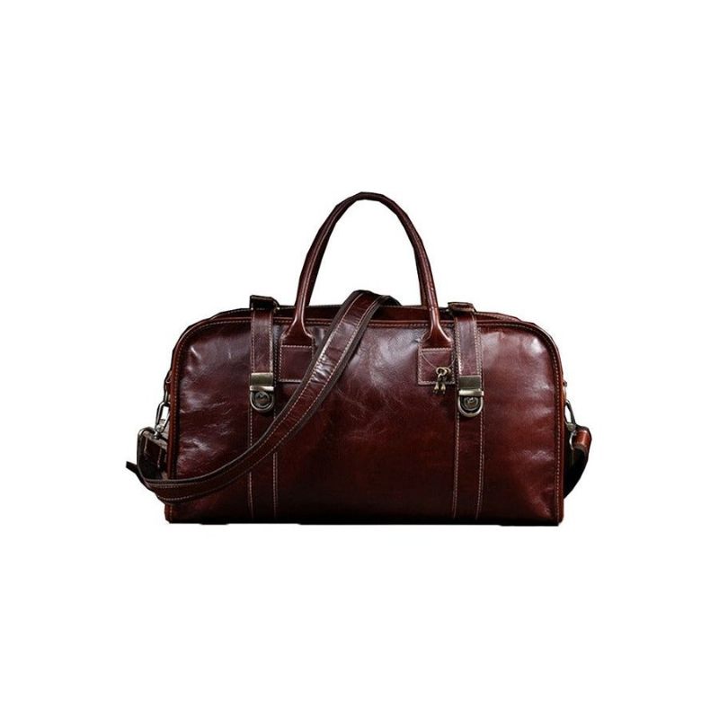 Herren Umhängetaschen Vintage Luxus Leder Reisetasche