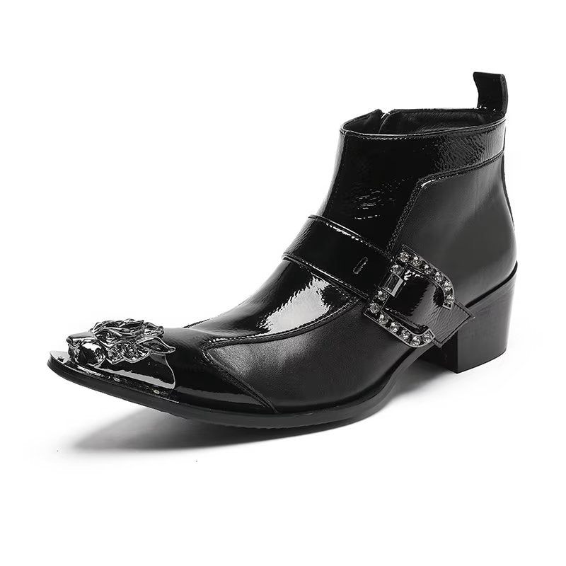 Herrenstiefel Anspruchsvolle Stiefeletten - Schwarz